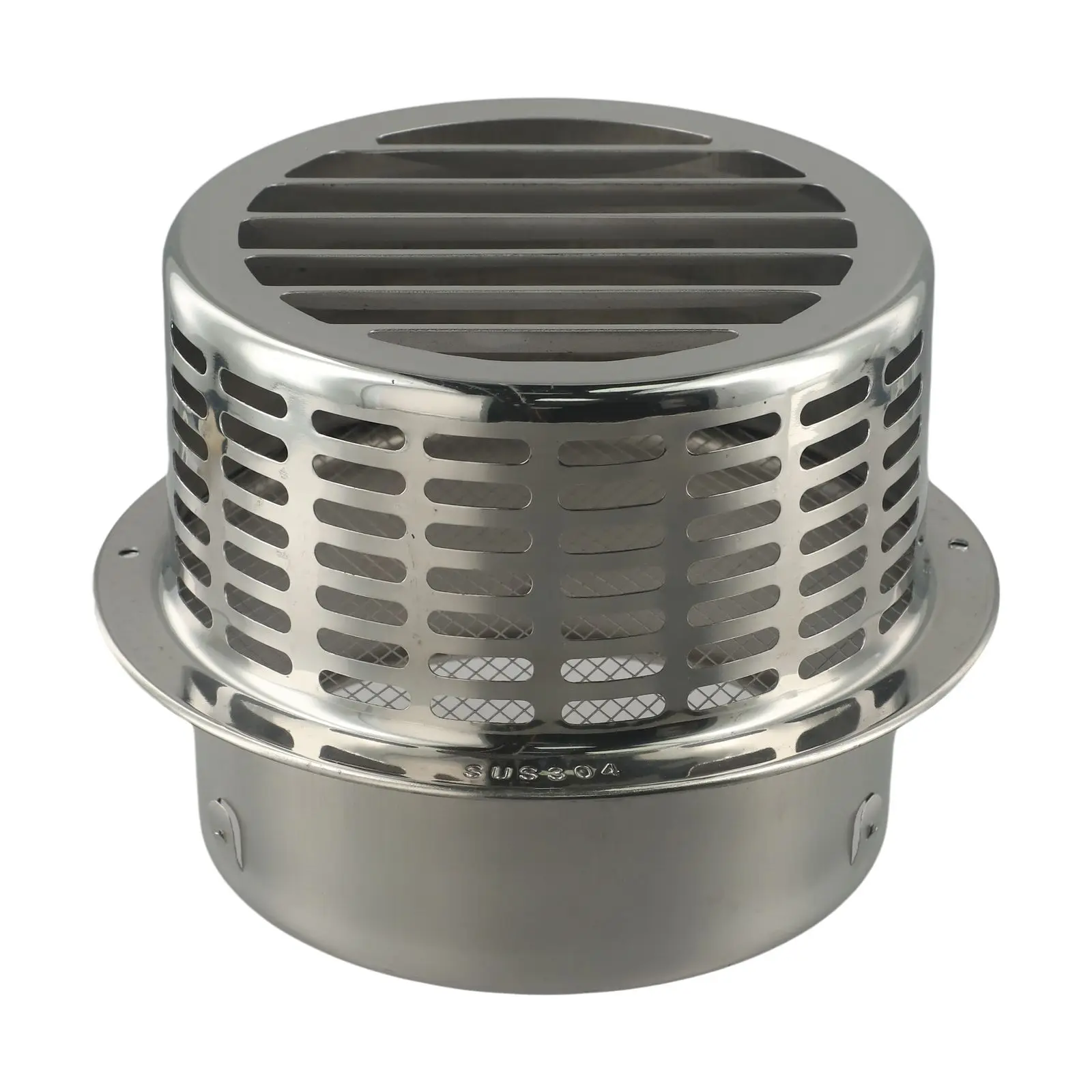 for exterior Wall Stainless Steel Chimney Cap for Water Heater for exhaust with Circular Air Outlet and Mesh Screen for Clean