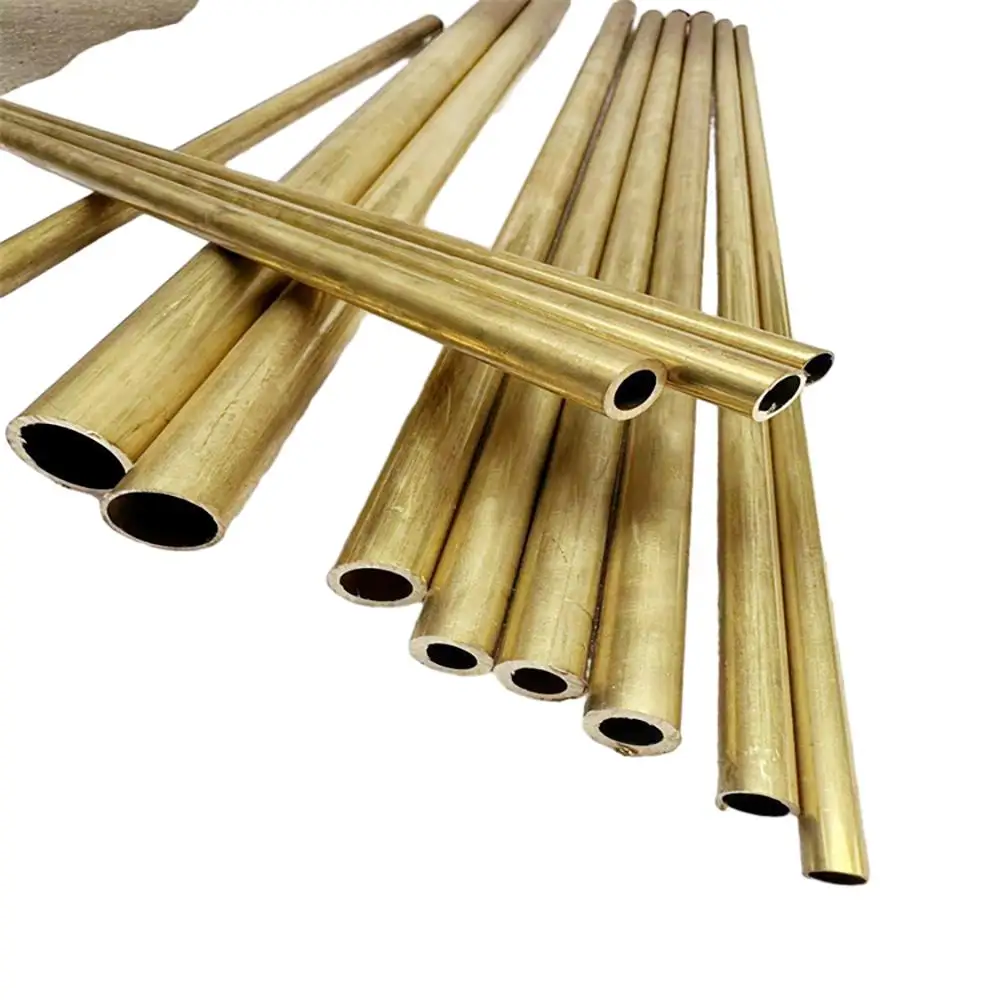 1pcs Seamless Brass Pipe Length 500mm Diameter 1/1.5/2/3/4/5/6/7/8/9/10/11/12/13/14to20/22/24/25mm Brass Pipe Brass Tube Cutting