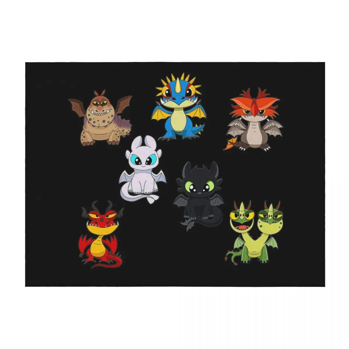 

How To Train Dragon Throw Blanket Decorative Sofa Single Blankets Sofas Of Decoration Kid'S Blankets