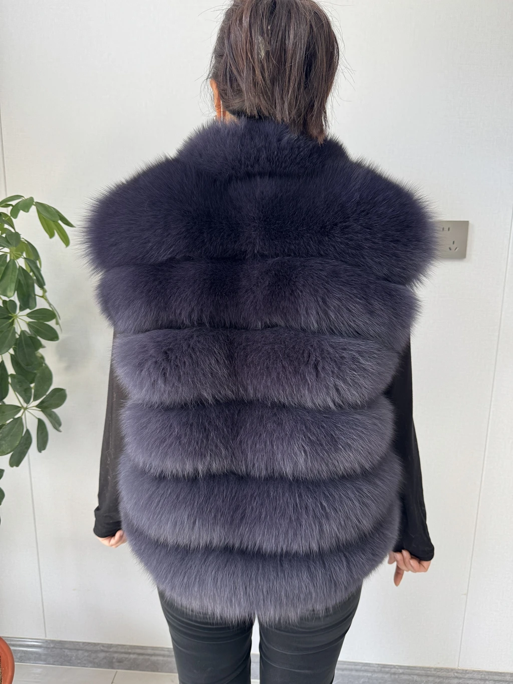 2026 NEW style Fox Fur Coat Real Winter New Outwears Women's Fashion Luxury Jacket High Quality Clothing Natural And Stand Colla