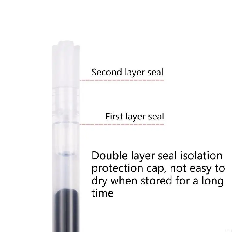 Y5LB 10pc Gel Pen Refills 424 Gel Pen Replacement Refills Learning Office Stationery School Student Writing Accessory