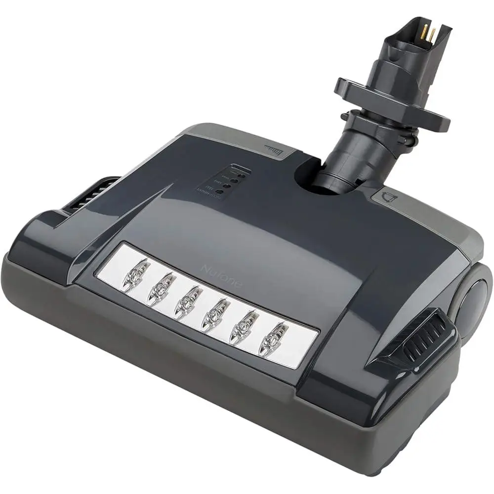 Potente cepillo eléctrico con luces LED aspiradoras centrales altura ajustable suelos duros fácil dirección Compatible con CH520