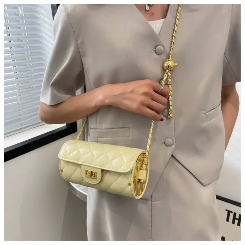 Bolso femenino, bolso de hombro minimalista elegante para mujer, bandolera portátil para uso diario y Errands