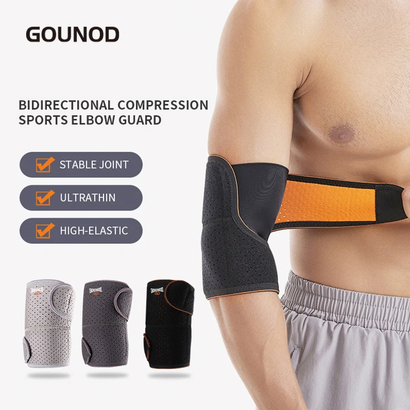 1 Stück Ellbogenbandage Kompressionsarmstütze für Tennis, Golf, Gewichtheben Ellbogenschutz