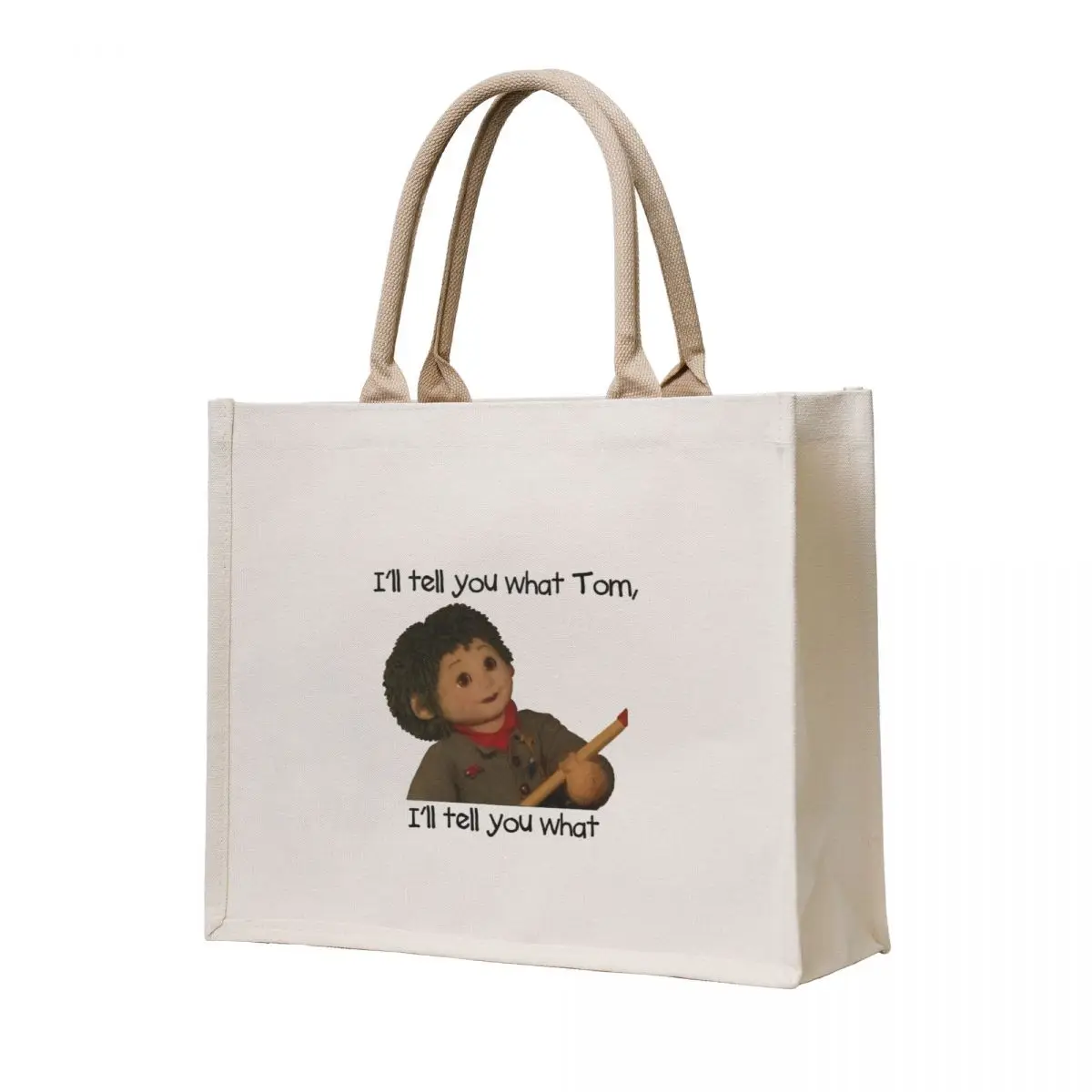 

Tots tv tiny Tom Tote Bag Women's shopper Canvas shoulder bag Handbags