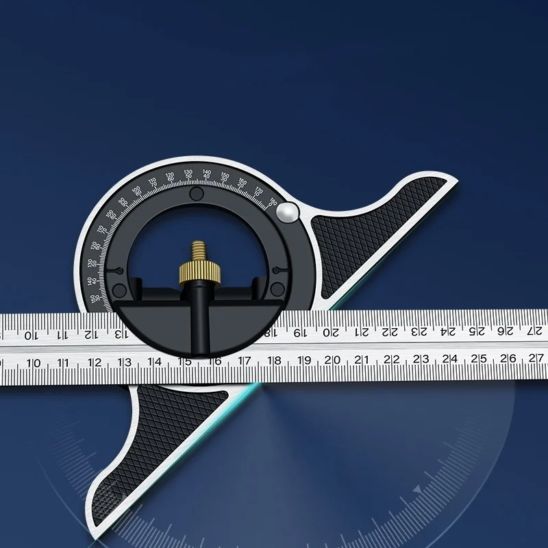30/60CM Multifunctional Angle Ruler Combination Square Stainless Steel Combo Square Carpentry Tools Carpenter Square Metal Ruler