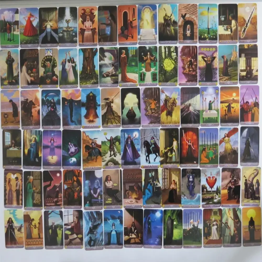 new Tarot deck oracles cards mysterious divination triple goddess tarot cards for women girls cards game board game