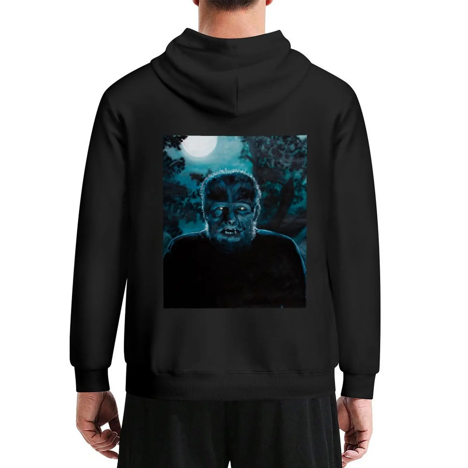 

Wolf-Man on the Hunt Hoodie autumn jacket men korean clothes clothes for men anime clothes new features of hoodies & sweatshirts