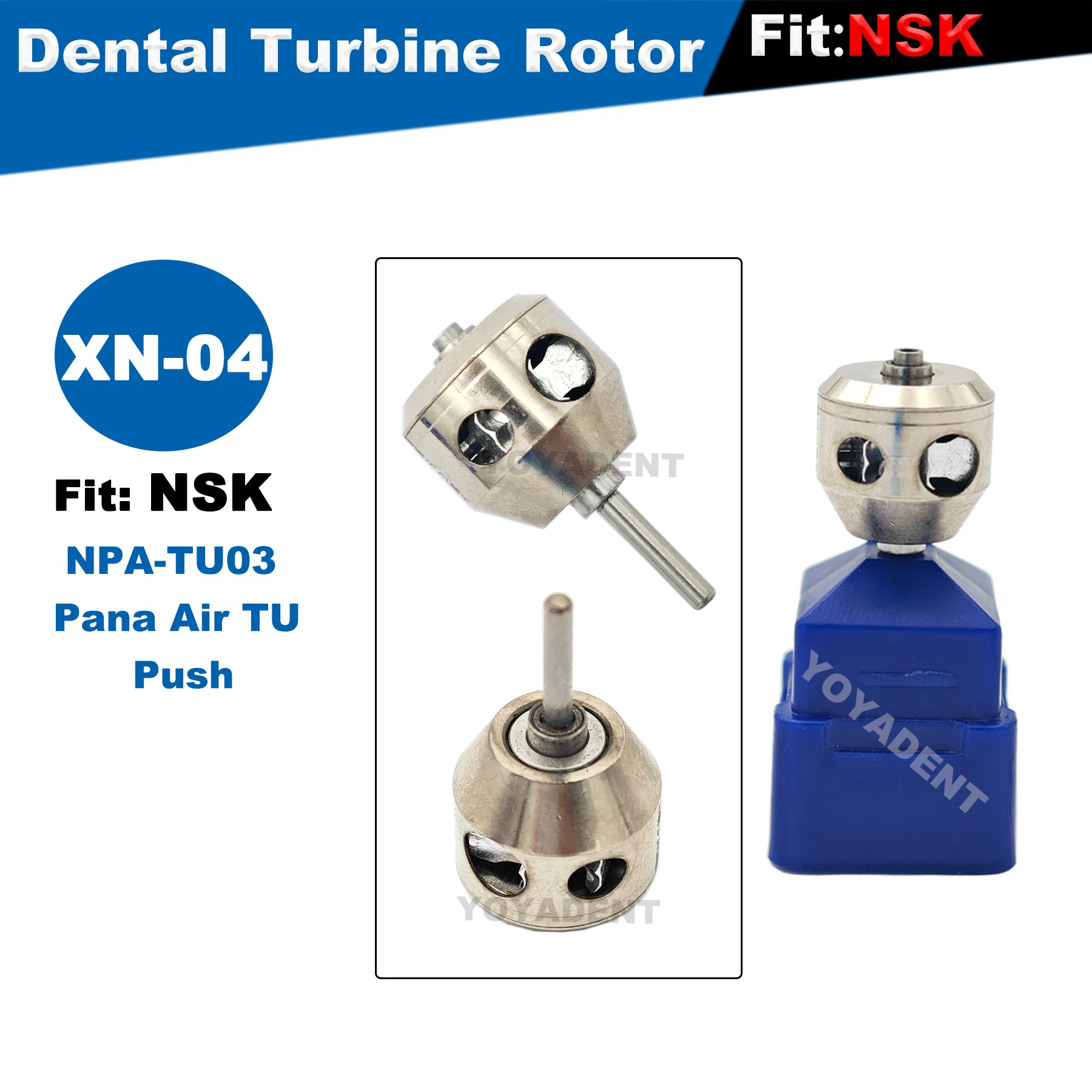 

Dental Turbine Cartridge Rotor Fit NSK NPA-TU03 Pana Air TU Push NPA-TO3 Pana Air T chuck High Speed Handpiece Dentists Tools