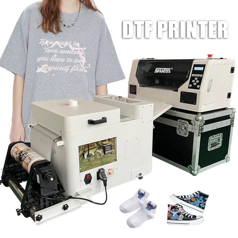 

Hot DTF Desk Top Printer 5Colors CMYK+White High Speed A3 330MM DTF Printer With An I1600 Head More Stable