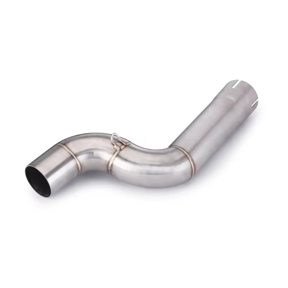 Slip On Motorcycle Exhaust Modified Muffler For F900 F900R F900XR High - Efficiency Escape Moto Tube Middle Link Pipe