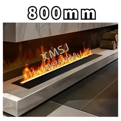 New 3D 800mm Flame Water Gas Fireplace Humidifier 5-Year Warranty Silent Water Mist Electric Fireplace Automatic Water Injection