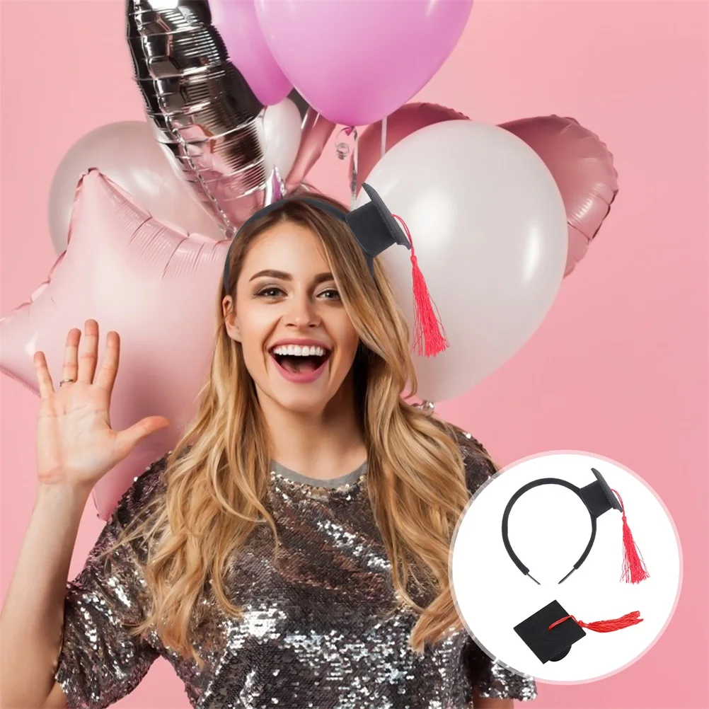 

1Set Graduation Theme Headdress Doctoral Hairband Hairpin For Women Men Lightweight Party Photography Props Graduation Party