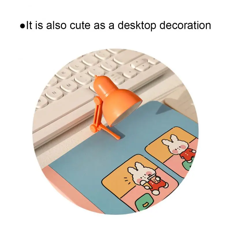 LED Mini Table Lamp Foldable Night Book Lamps Computer Eye Protections For Night Study Travel Portable Magnetic 2W Table Lamp