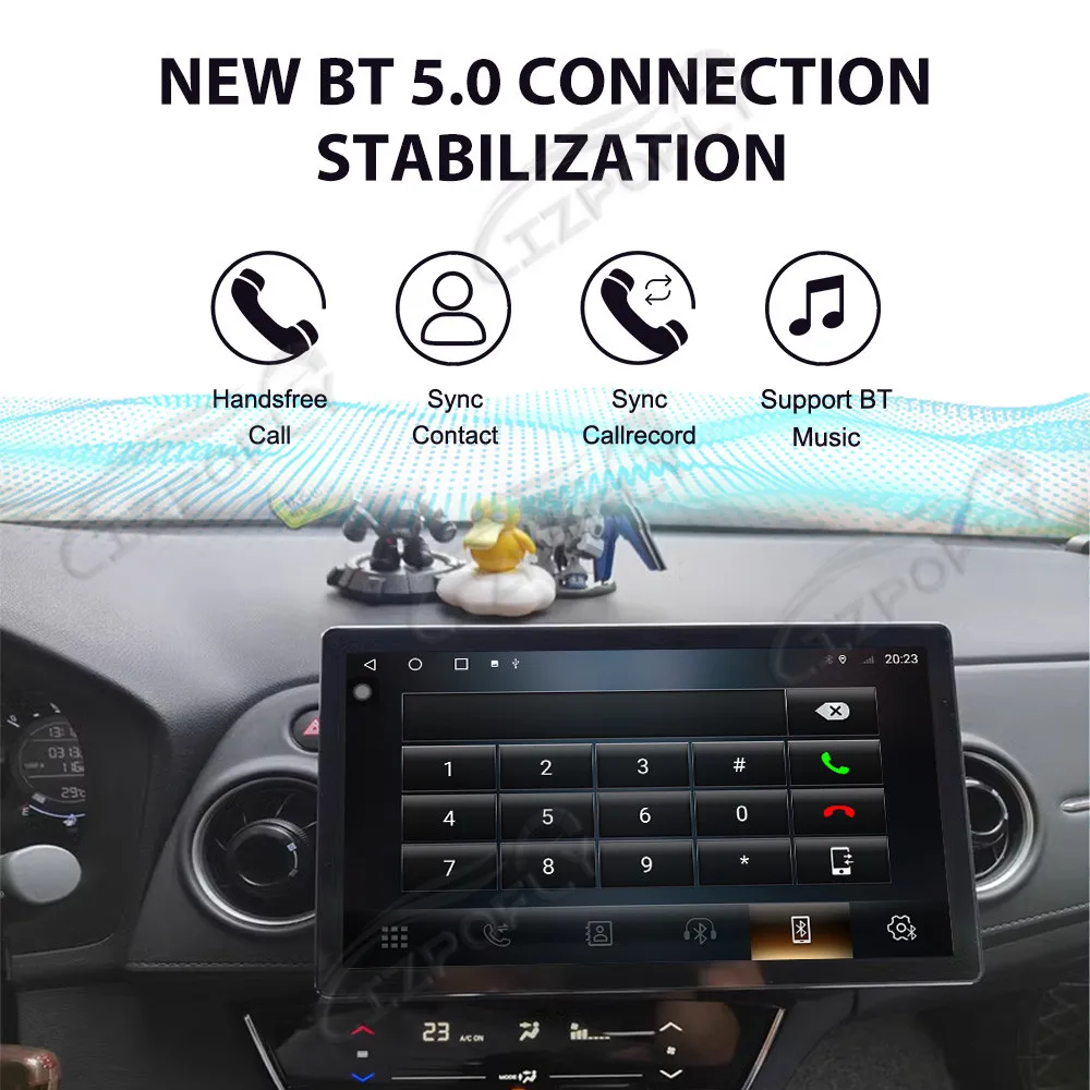 

13,3-дюймовый автомобильный радиоприемник Android 13 CarPlay для Honda XRV 2015-2022, мультимедийный плеер с сенсорным экраном, GPS-навигация, головное устройство DSP WIFI