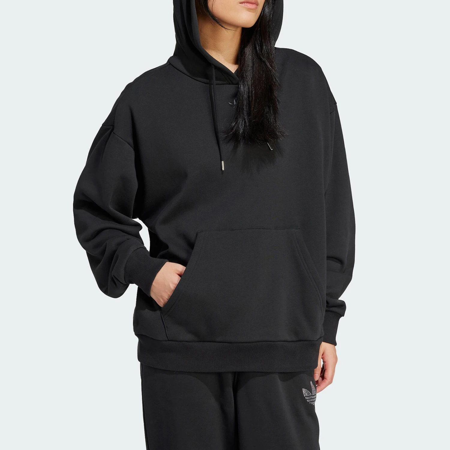 Adidas genuine 2023 New Women's Loose Hooded Sweatshirt IT9701