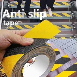 Yellow and Black Non Slip Tape for Stairs Outdoor/Indoor Waterproof Grip Tape Safety Non Skid for Stair Steps Anti-Slip
