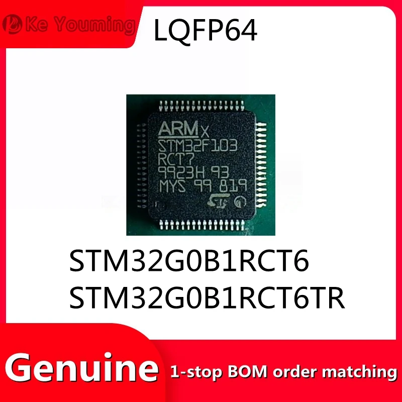 STM32G0B1RCT6 STM32G0B1RCT6TR LQFP64 ARM Microcontroller-MCU, Electronic Distribution Package, 2Pcs