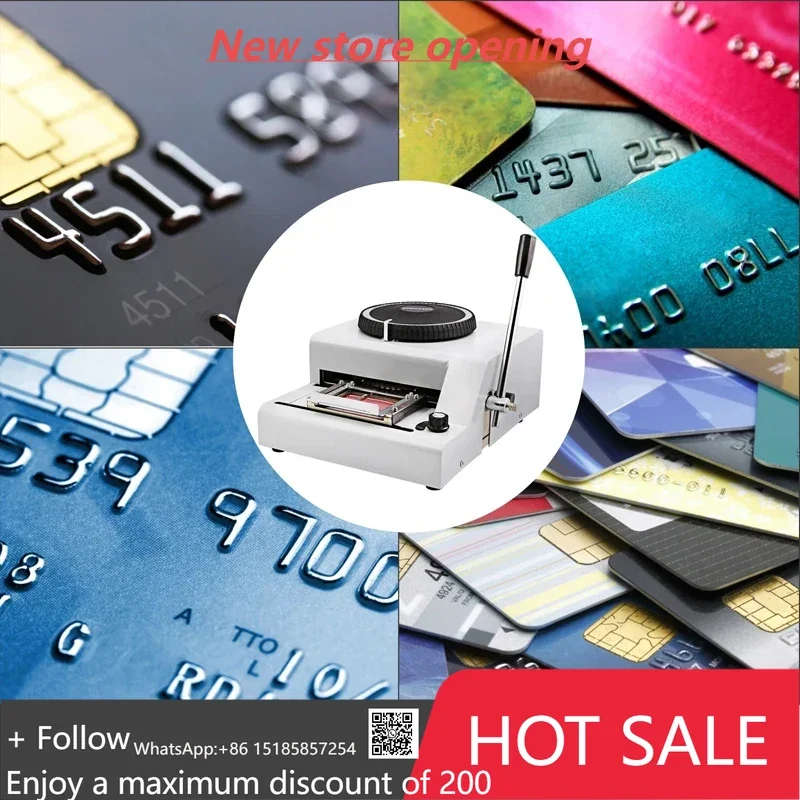 

Good 72 Characters Manual Operation PVC Code Printer Pvc Embosser Machine Embossing Machine for Cards