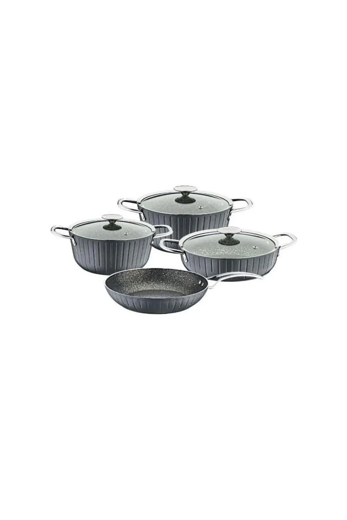 DOLBOVI pä7 piece granite Cookware Set 351807grı Cookware Set