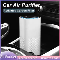 Xiaomi Mijia Car Desktop Air Purifier Negative Ion Low Noise Vehicle Portable Mini  Air Cleaner Remove Smoke Formaldehyde Odor