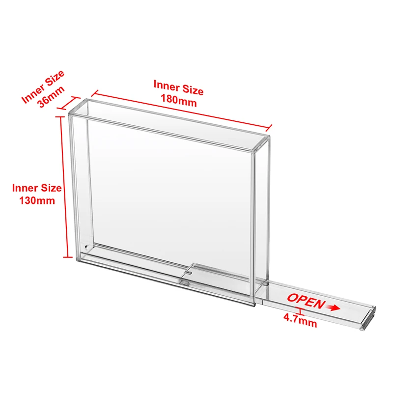 Kryształowo Przezroczyste Akrylowe Etui Ochronne na Pudełka z Grami Nintendo 64 i SNES, Pokrywa do Ekspozycji i Przechowywania — zdjęcie produktu 4