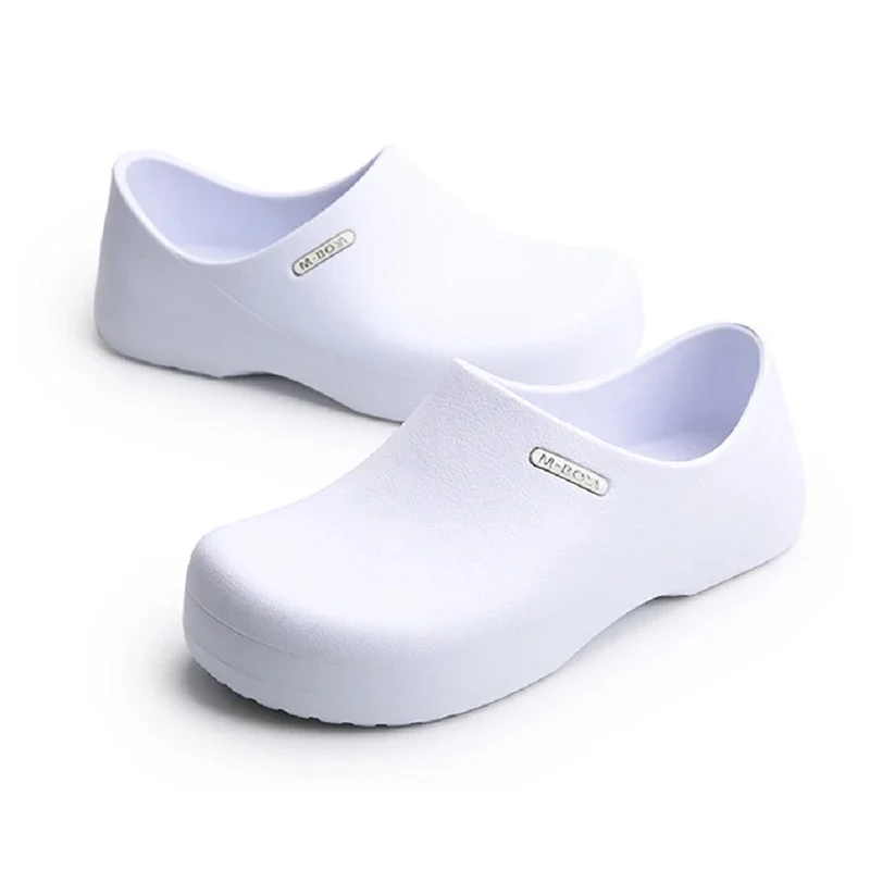 Chaussures de Chef blanches de haute qualité pour hommes, chaussures de travail imperméables pour cuisine d'hôtel, Restaurant, restauration, antidérapantes, chaussures de serveur de cuisinier EVA