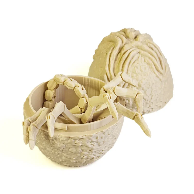 เอเลี่ยนดิสนีย์ขนาด25ซม.: Romulus facehugger ของเล่นที่สามารถเคลื่อนย้ายได้จาก3D อุปกรณ์ต่อพ่วงภาพยนตร์ของขวัญสำหรับเด็กของเล่นตกแต่งงานฝีมือรูปแกะสลักขนาดเล็ก