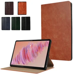 Case for Lenovo Tab Plus 11.5 inch 2024 TB351FU PU Leather Simplicity Printing Flower Shockproof Tablet Cover 11.5
