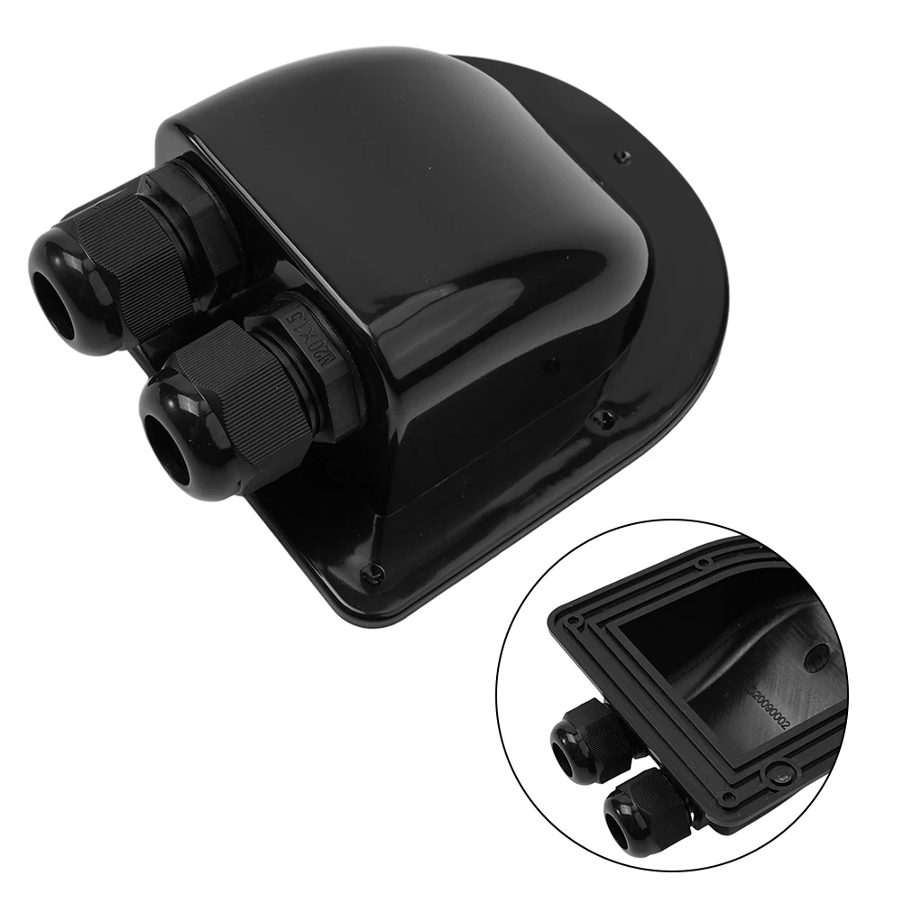 Outdoor-Ready Solar Cable Guide Connection Box for Motorhome RV Yacht Deck and Flat Roof Photovoltaic Installations