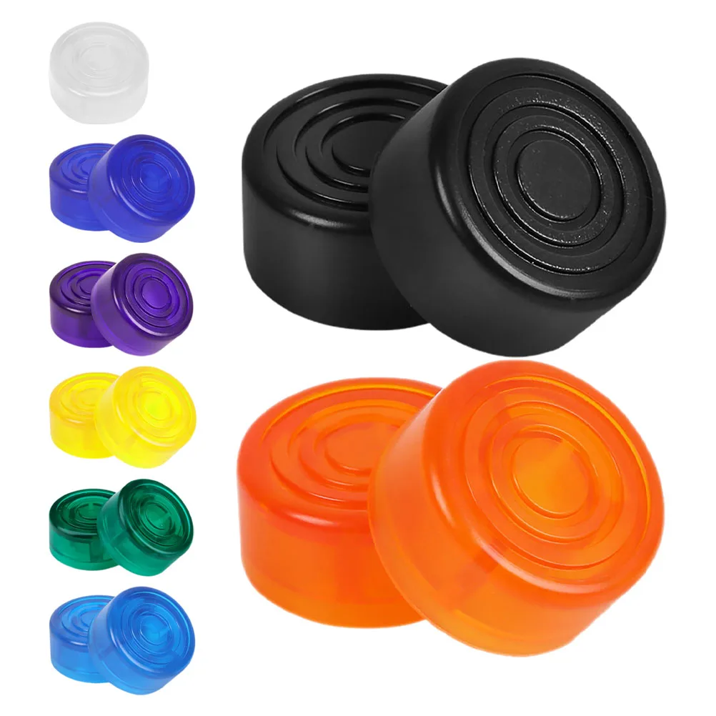 

15 Pcs Electric Guitar Foot Nail Cap ABS Durable Vibrant Colors Easy Installation Compact Volume Knob Tuning Peg Machine Heads