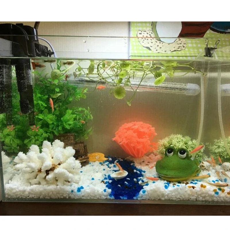 Aquariums Bubble Stone Miniatur Dekorasi Katak Kerajinan Terarium Habitat Art Kxre