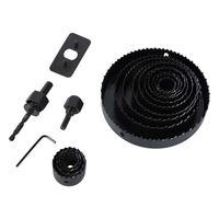 M4YC 18pcs Woodworking 19-127mm Hole and Drill Bits Set with Carrying Case for Precise Cutting DIY and Home Projects