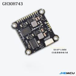 JHEMCU GF30H743 FPV H743 Flight Control Dual BEC 5V 10V OSD HD Dual Gyro