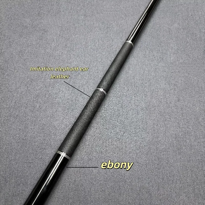 CUE-X HQ-1 High-quality Handmade Pool Cue Stick Radial Joint  Ebony Grip Billiard Cue High-grade Maple Wood Shaft 12.5mm Tip