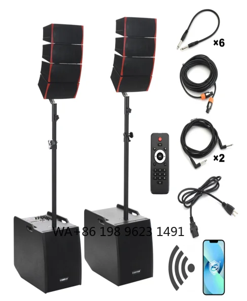 

12 Inch Active Passive Line Array Speaker 400W RMS Professional Stage Audio for Live Performance Event