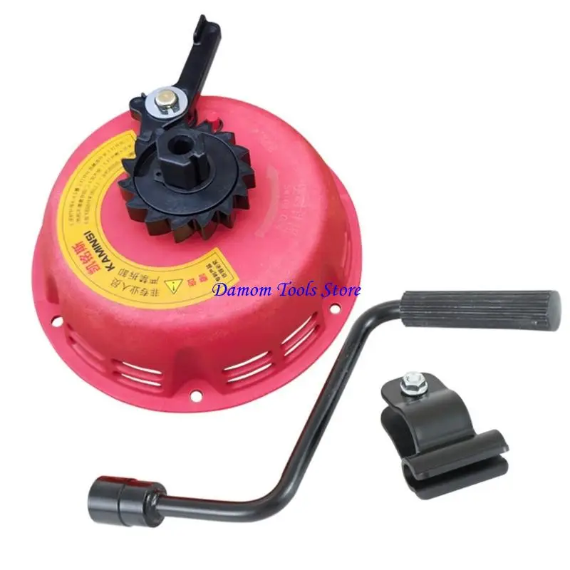 57BE Durability No Pull Starter Manual Hand Crank Starter for 168 170F Engines