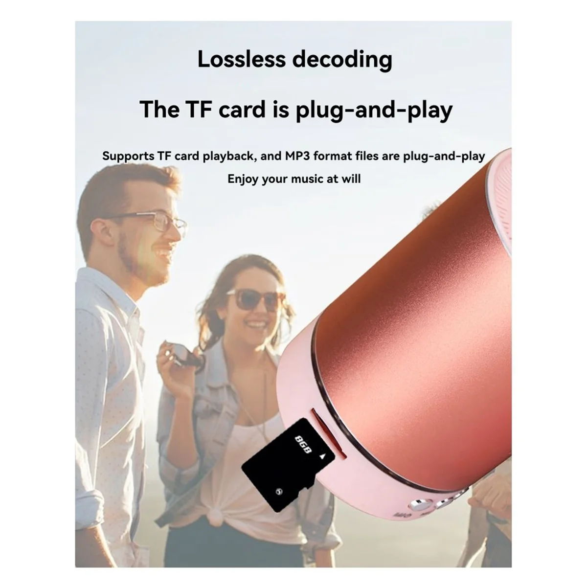 Altavoz Bluetooth con manivela A20M, altavoz inalámbrico portátil con Radio de emergencia AM/FM para acampar al aire libre, color negro