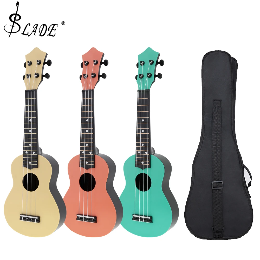 

21 Inch Ukulele Colorful Acoustic 4 Strings Soprano Hawaii Small Guitar Kids Instrument Toy For Children Music Beginner