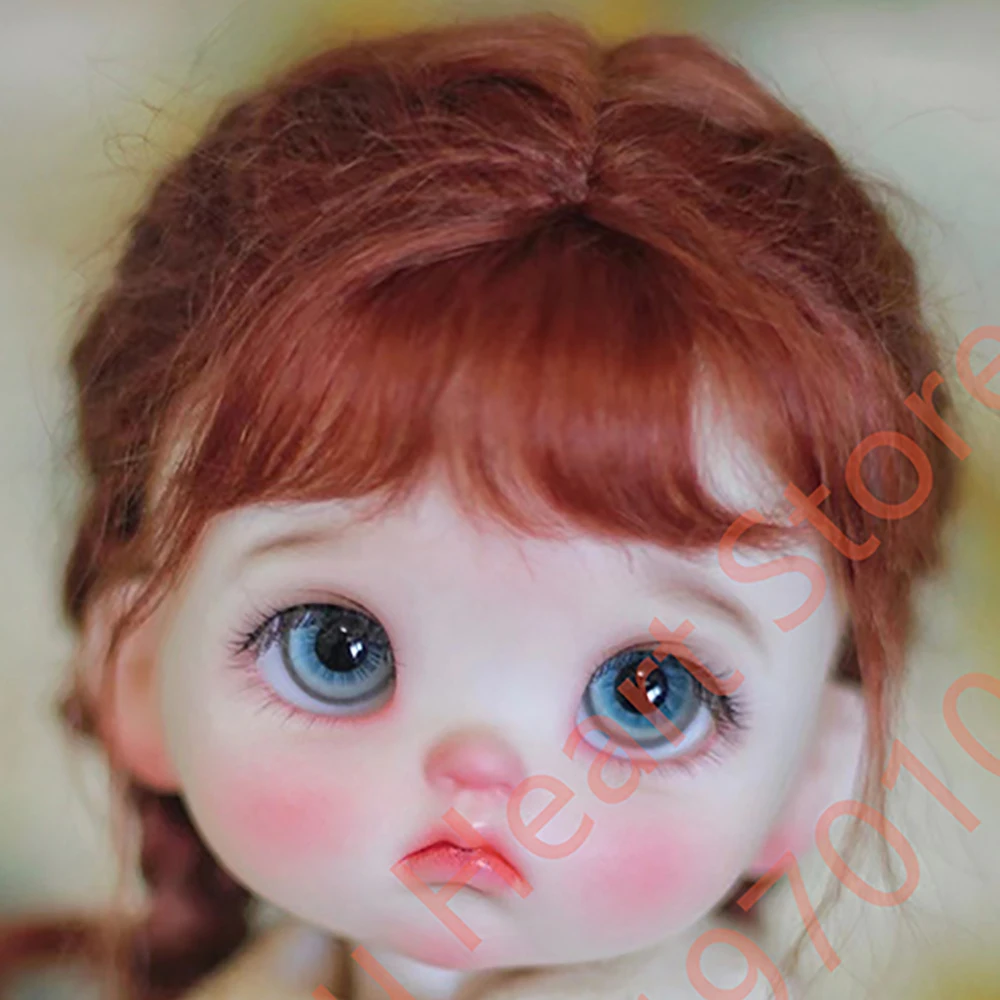 

Голова куклы BJD 1/6 без макияжа, из смолы, для самостоятельной сборки, милые аксессуары для кукол, голова куклы без макияжа