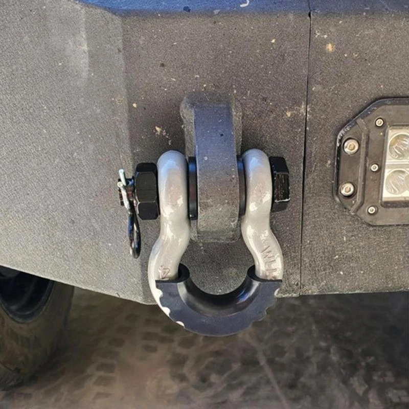 547B D-ring Shackle Isolator with Washers for 3/4 Inch Towing Shackles to Protect Your Bow Shackle Hackles Bumper Accessories