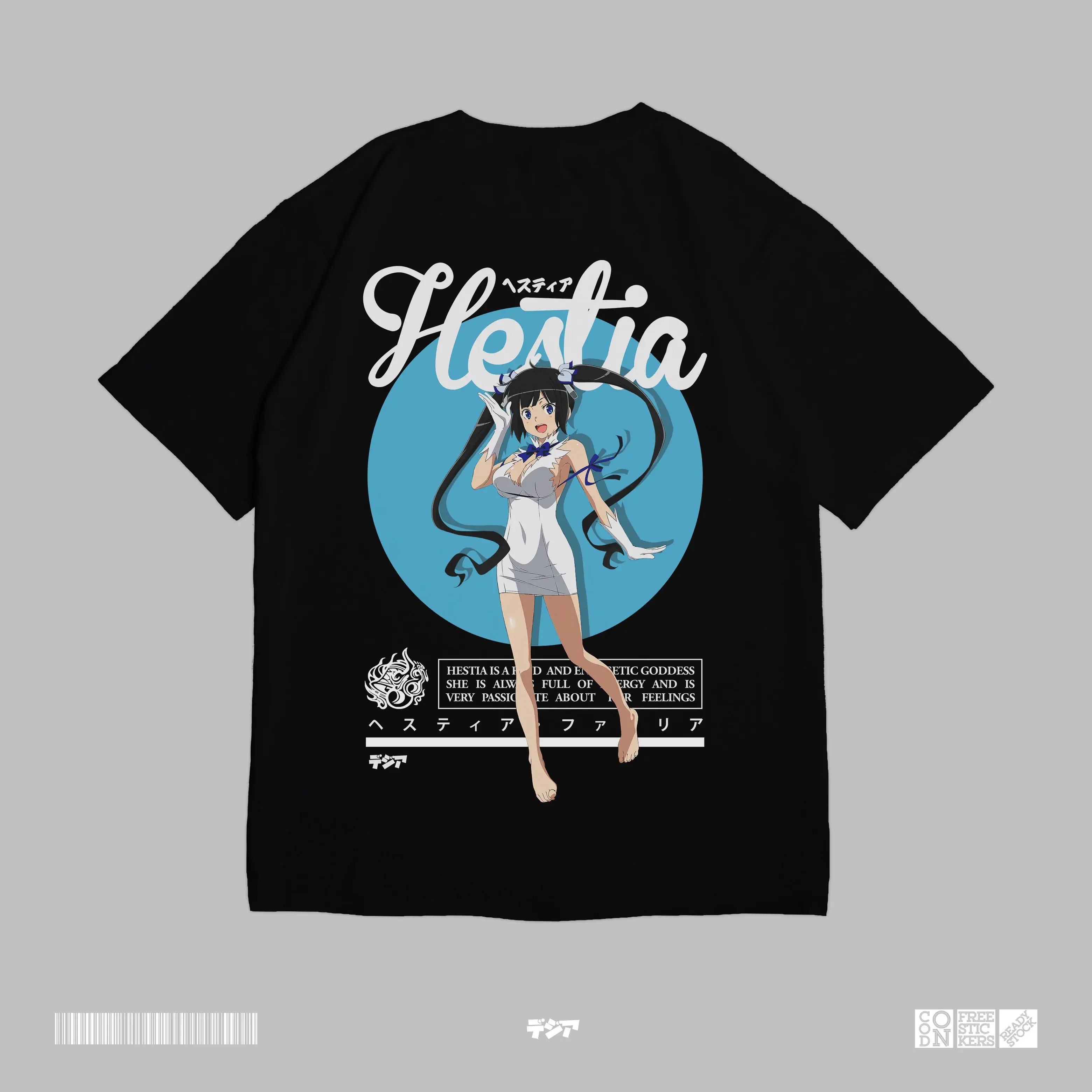 Гестия Богиня Danmachi Familia Bell Cranel Kaos Аниме Манга Baju Стражность Страсть DJA Ткань