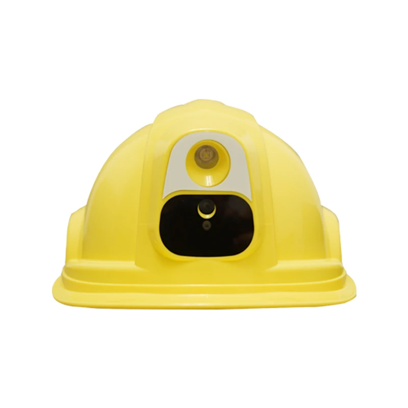 4G Real Time Record SOS on The Construction Site Android Safety Smart Helmet Camera