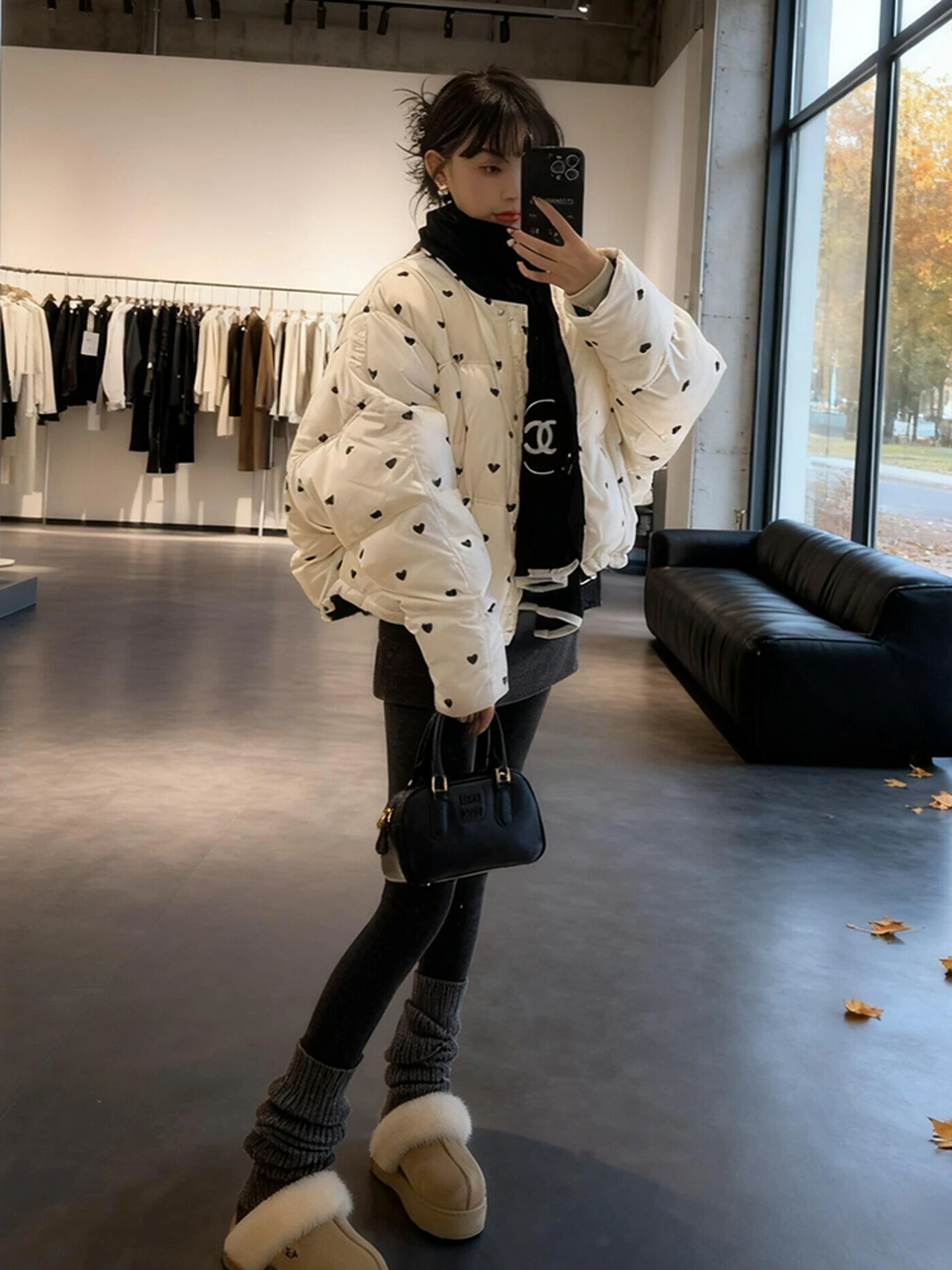 Sli ort Puffer Jaet Casaco feminino de pele sintética branco Puffa inverno Thi Outerwear Commute Ele Ci Casual longo Sve