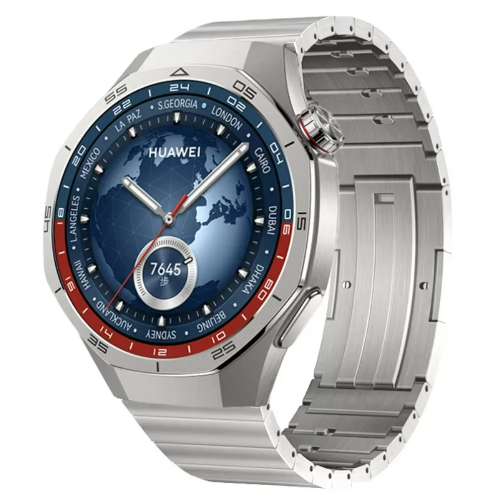 22mm Original Titanium Strap for Huawei Watch GT4/GT5/Pro 46mm Quick release Butterfly buckle Bracelet for Huawei Watch GT5 Band