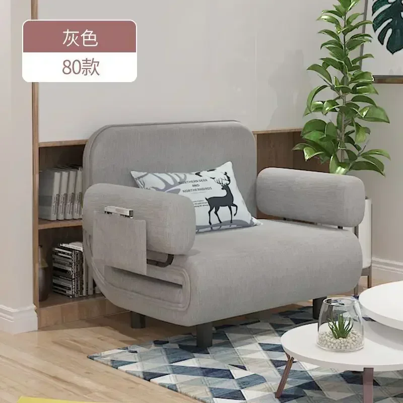 3-in-1 converteerbare slaapstoel Bed Uittrekbare slaapbank Verstelbare fauteuil Lounge met opbergvak voor kleine ruimtes Gastenkamer