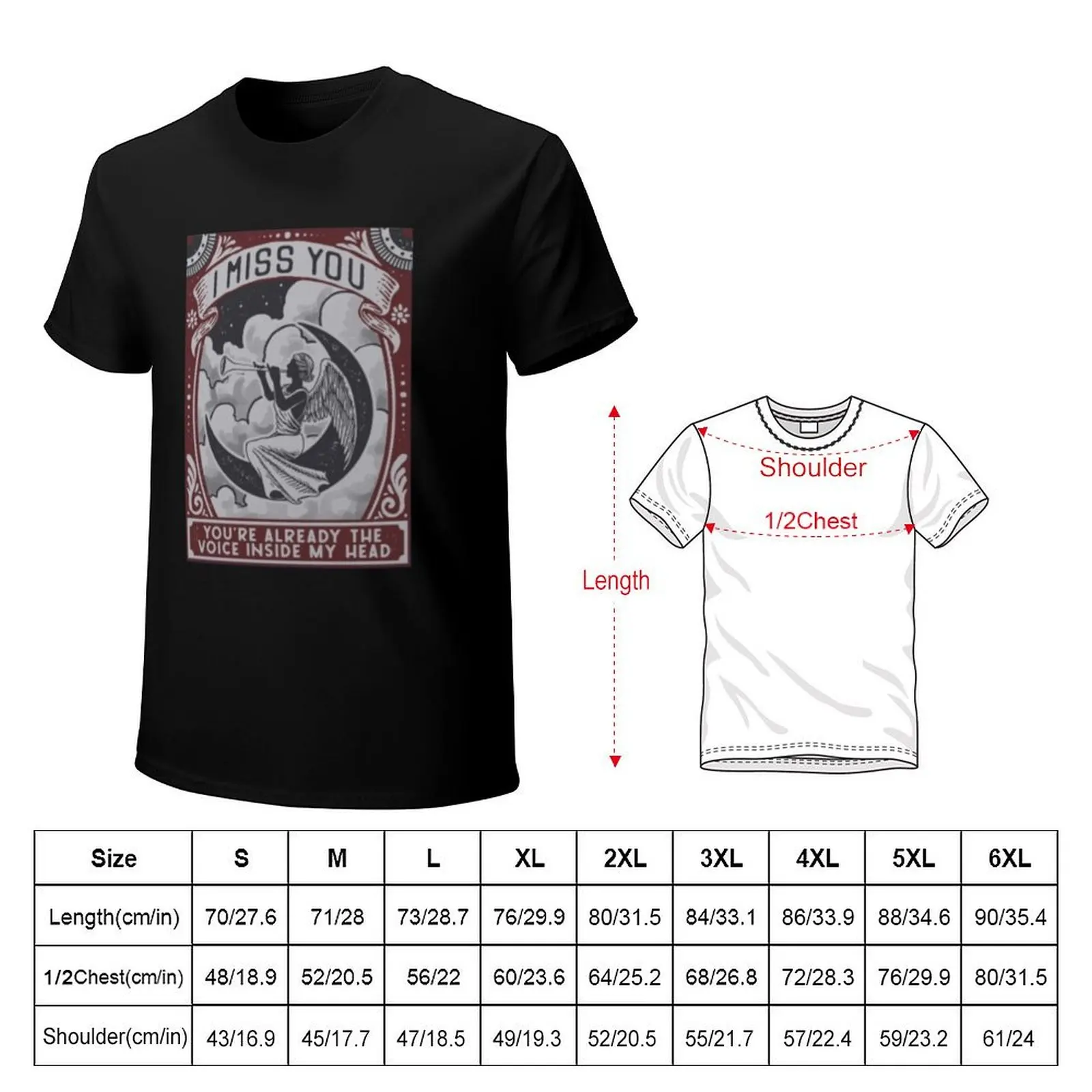 I Miss You You_re Already The Voice Inside My Head T-Shirt Casual Everyday Wear T-Shirt