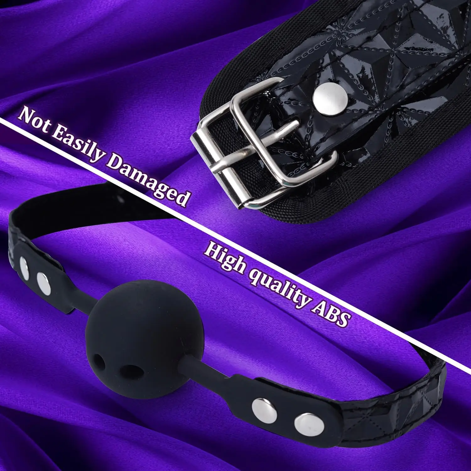 BDSM Restrições Bondage Gear Kit, Brinquedos Sexuais e Acessórios, Jogos Sexuais para Casais, 10Pcs