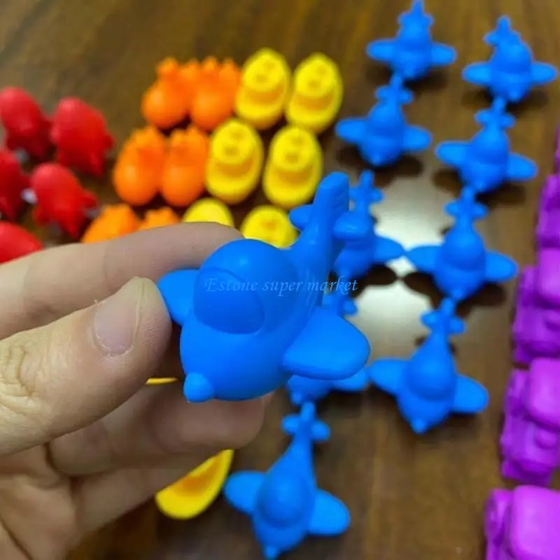 

090B Animal Counting Toy Mathematical Toy Montessori Counting Toy Early Education Toy