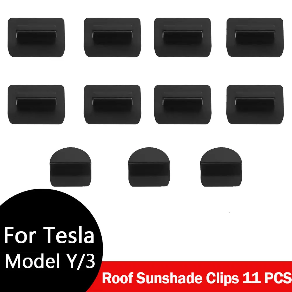 

2026 For Tesla Model Y Juniper Model 3 Highland Sunshade Clips Sunroof Sunshade Roof Shade Insert Clips Model Y 20-26 Model 3